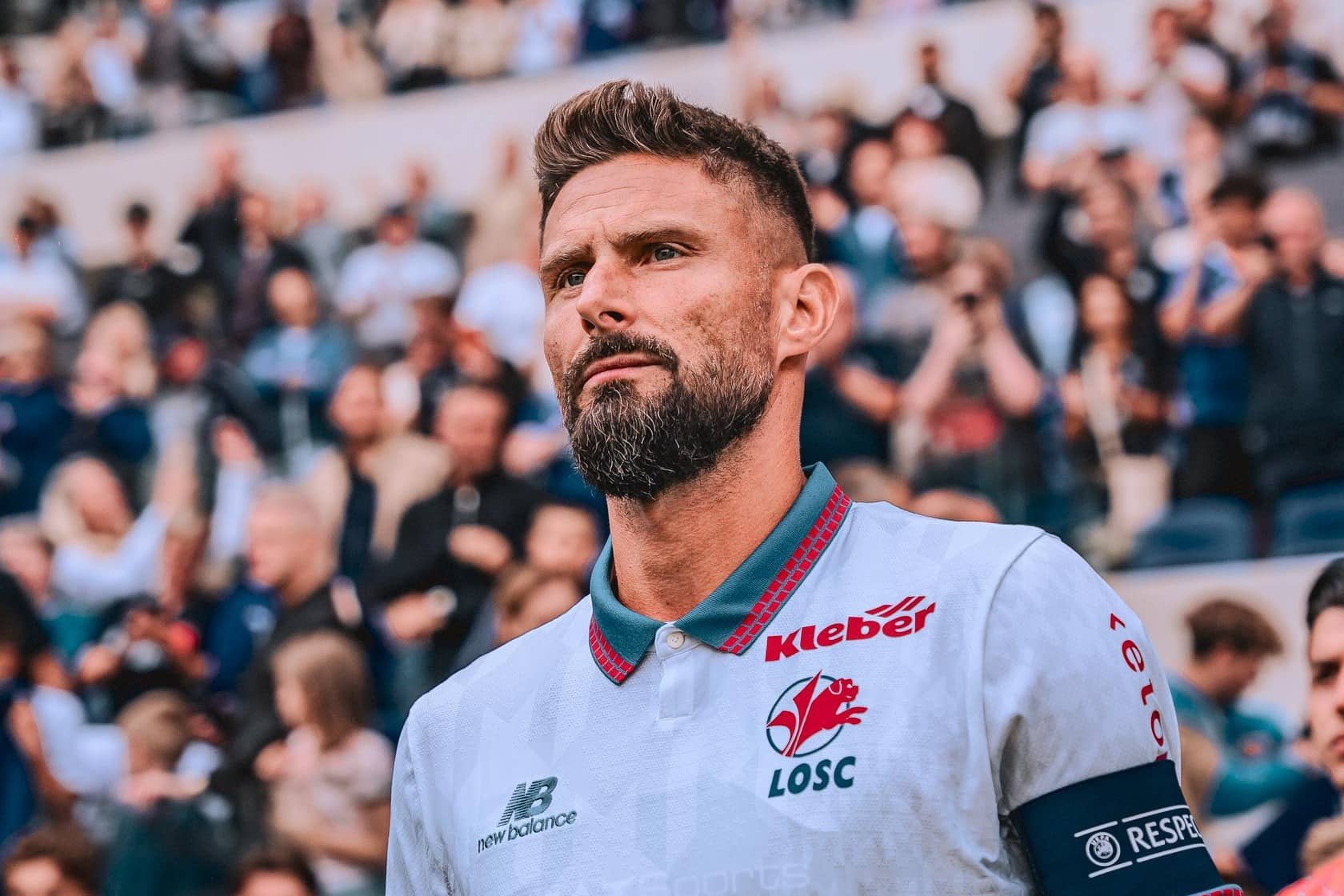 Olivier Giroud, attaquant du LOSC.