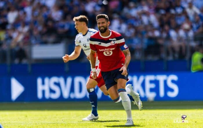Olivier Giroud, attaquant du LOSC.
