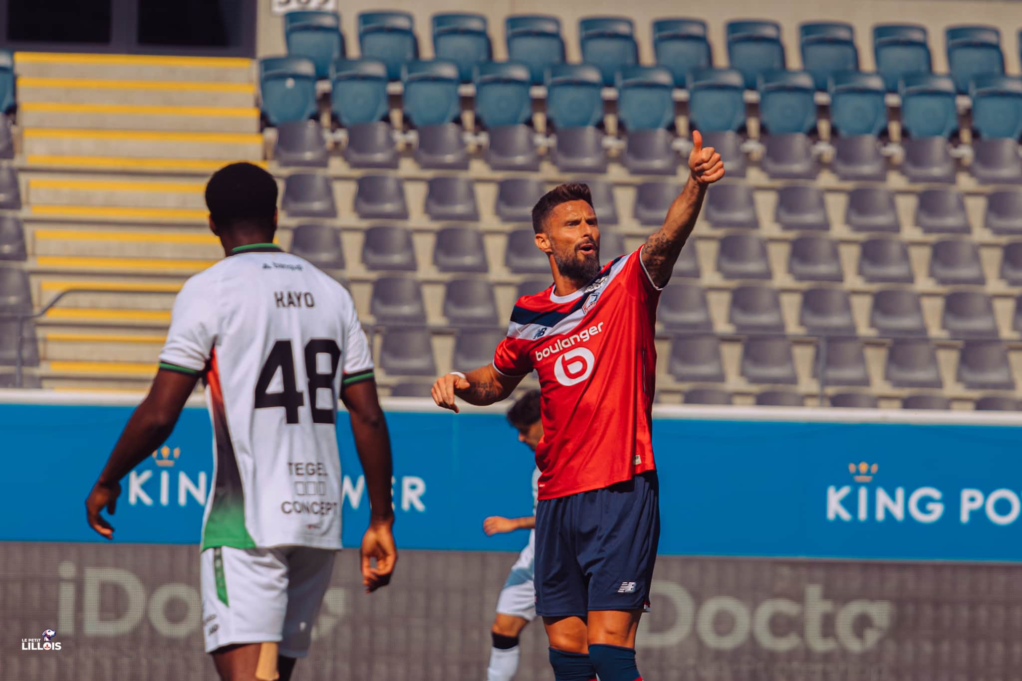 Olivier Giroud Olivier Giroud, buteur avec le LOSC.