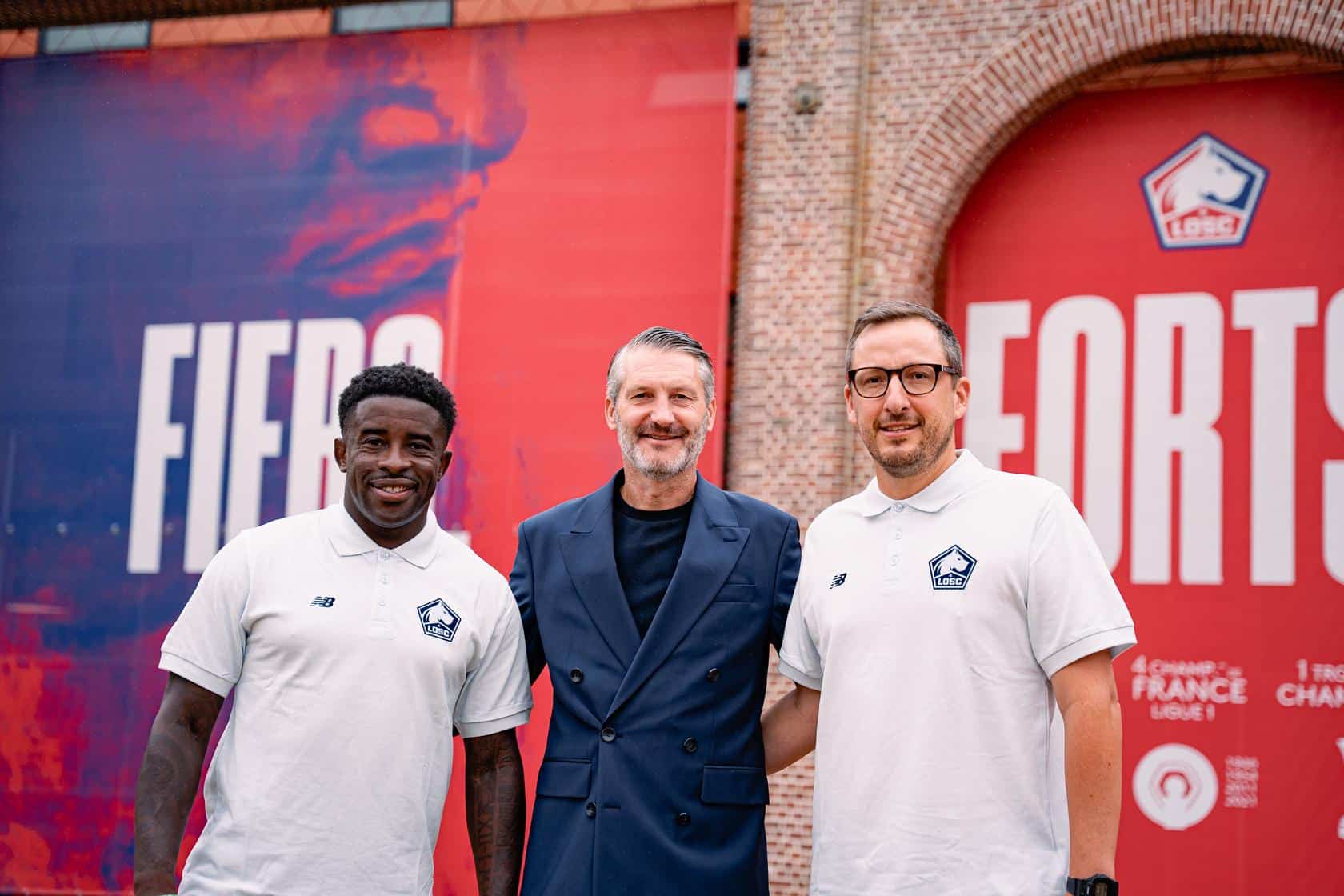 Rio Mavuba et Julien Meilhac Rio Mavuba et Julien Meilhac, nommés à la tête de la formation du LOSC.