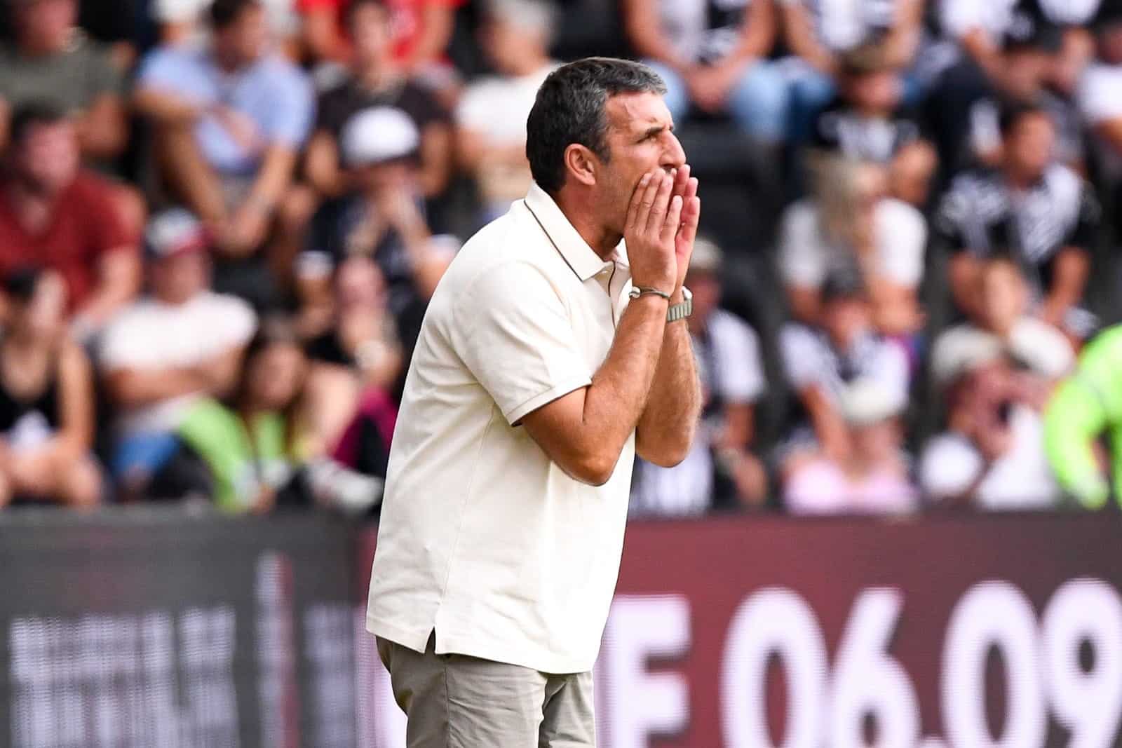 St&eacute;phane Gilli, entra&icirc;neur du Angers SCO.