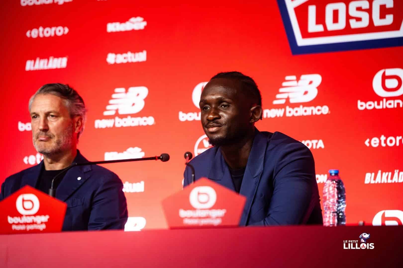Tanguy Nianzou, d&eacute;fenseur central du LOSC.