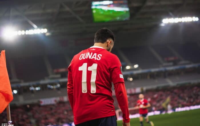 Adam Ounas, ailier du LOSC.
