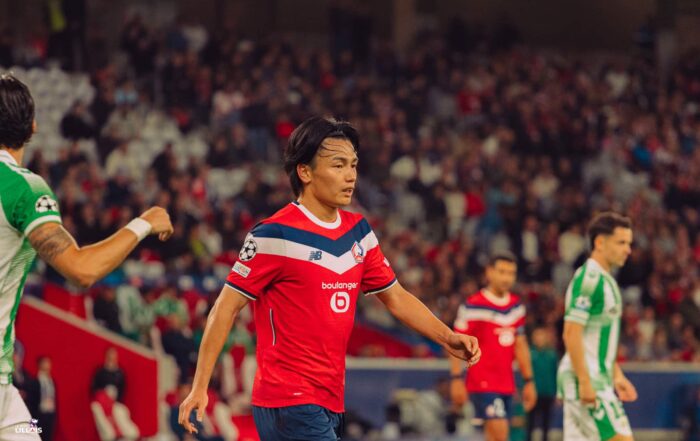 Ayase Ueda, attaquant japonais du LOSC.