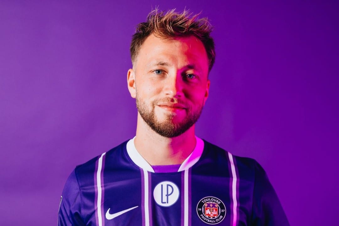 Casper Tengstedt, nouvelle recrue et attaquant du Toulouse FC.