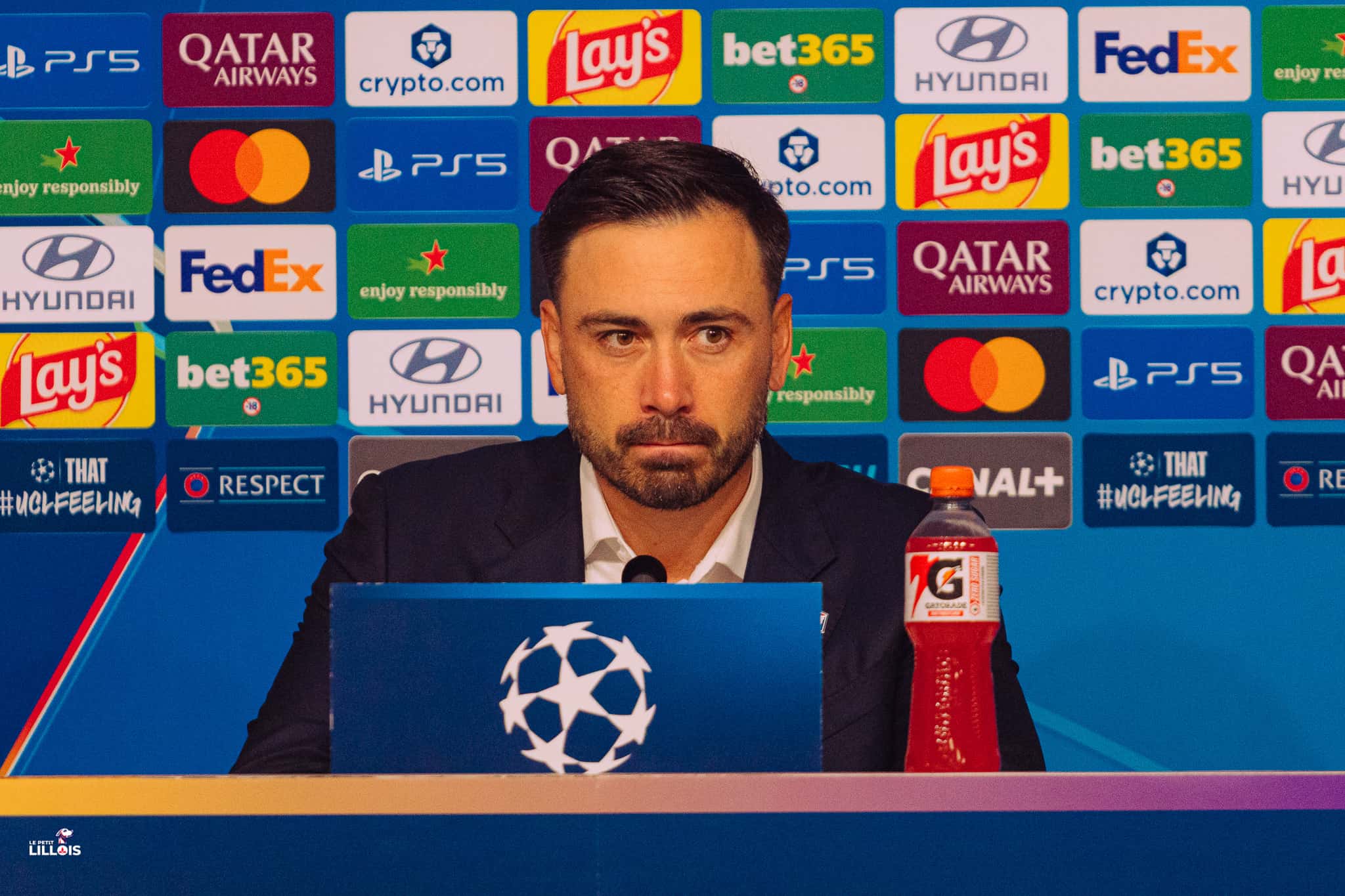 Davide Ancelotti, entra&icirc;neur du LOSC.