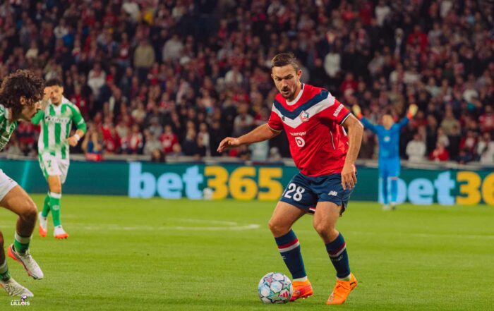 Ga&euml;tan Perrin, joueur offensif du LOSC.