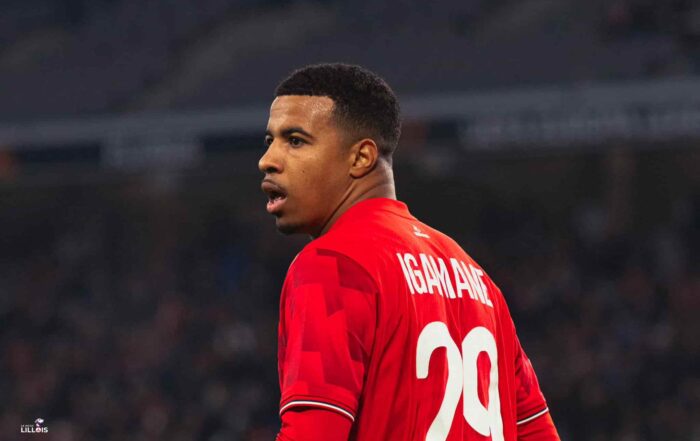 Hamza Igamane, attaquant du LOSC.