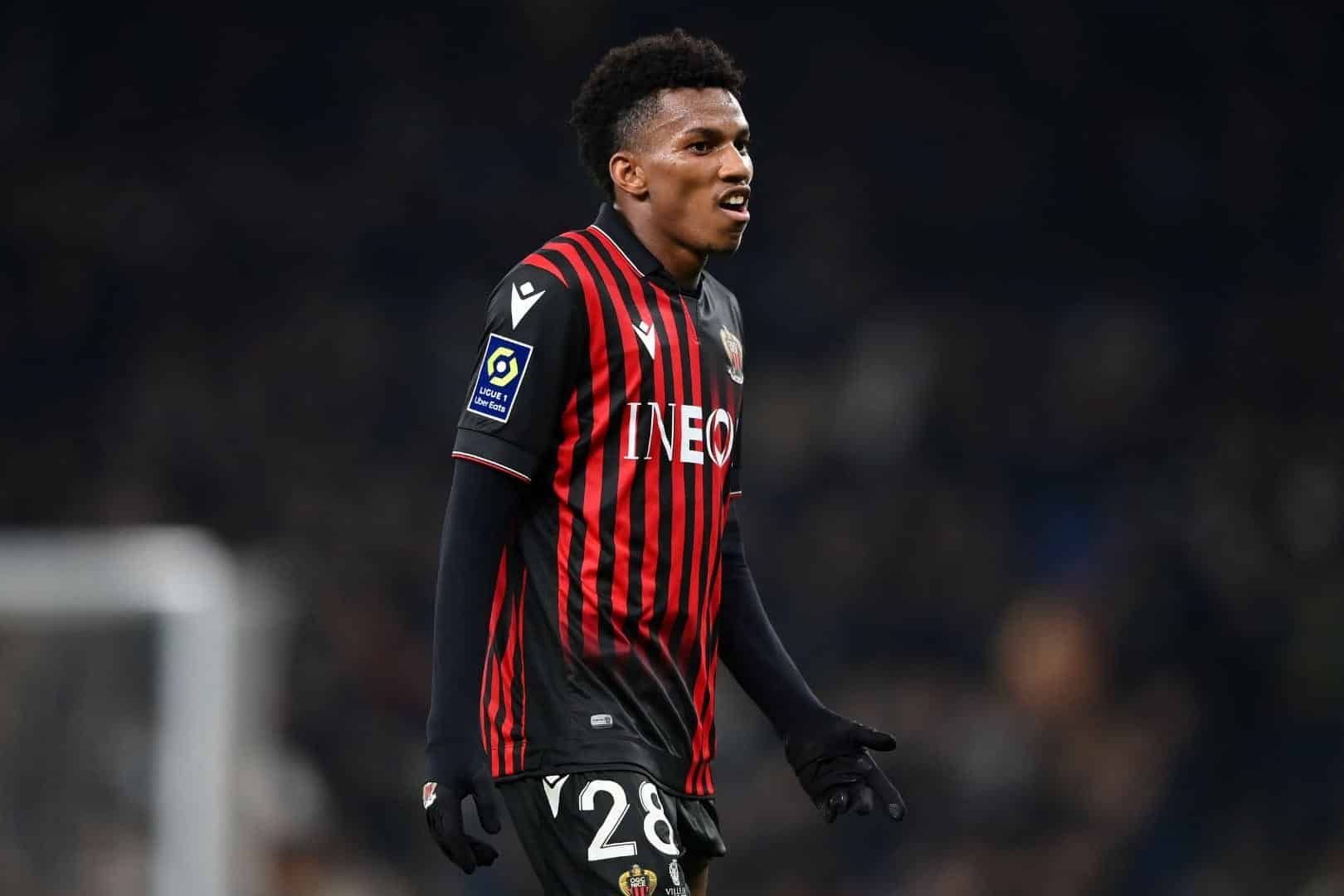 Hicham Boudaoui, milieu de terrain de l'OGC Nice.