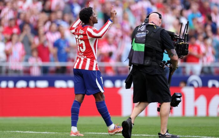 Jonathan David, attaquant de l'Atlético de Madrid.