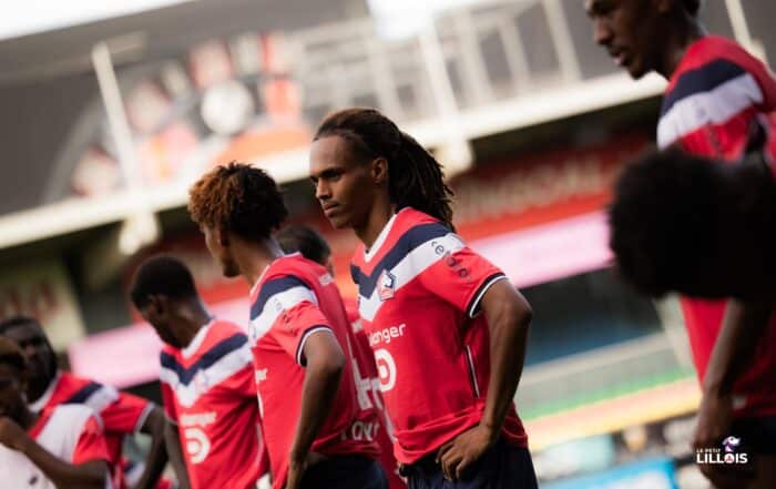 Loun Srdanovic, latéral droit du LOSC.