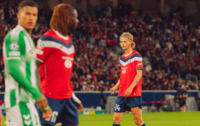Maurits Kjaergaard, milieu de terrain du LOSC.