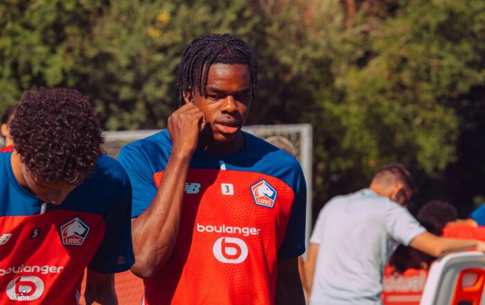 Nathan Ngoy, d&eacute;fenseur central du LOSC.