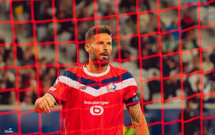 Olivier Giroud, attaquant du LOSC.
