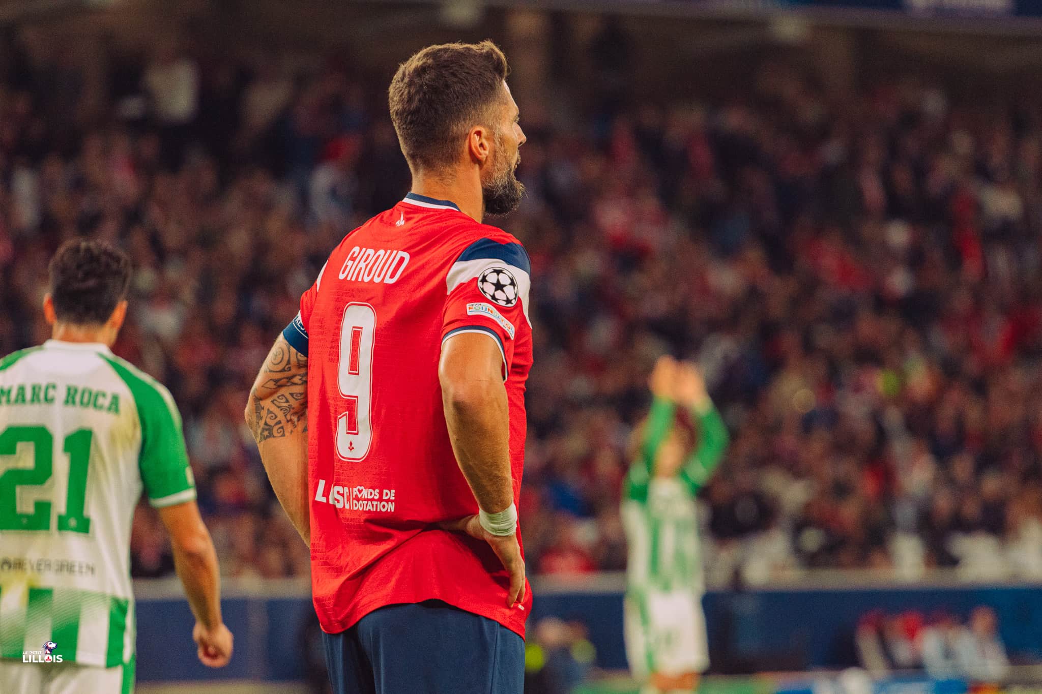 Olivier Giroud Olivier Giroud, buteur du LOSC.