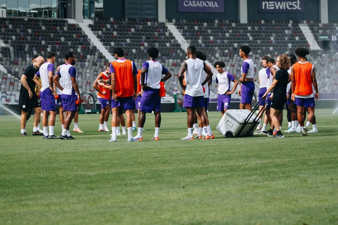 Les joueurs du Toulouse FC, prochain adversaire du LOSC.