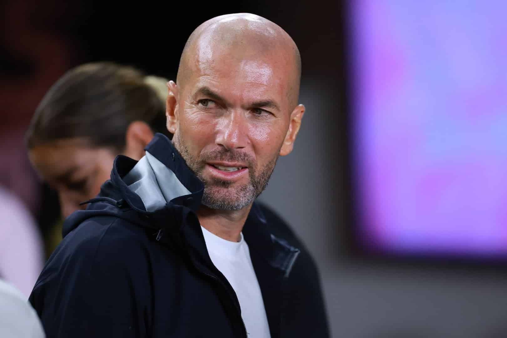 Zinedine Zidane, nouveau s&eacute;lectionneur de l'&eacute;quipe de France.