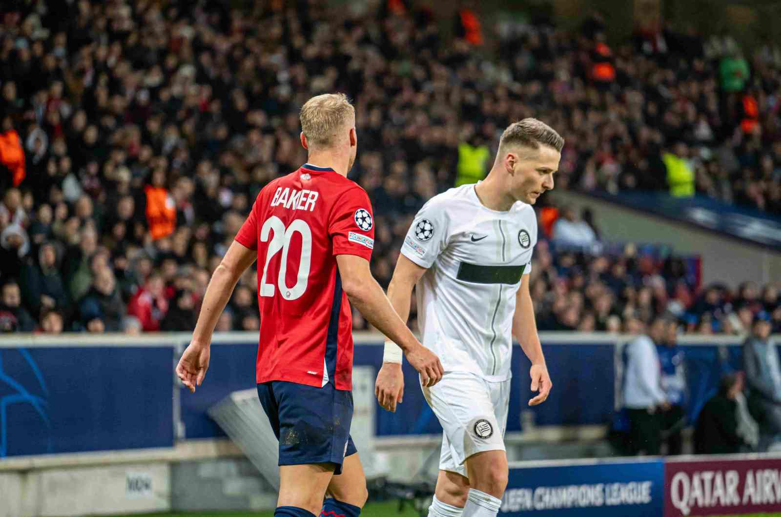 Mitchel Bakker lors de LOSC - Sturm Graz.