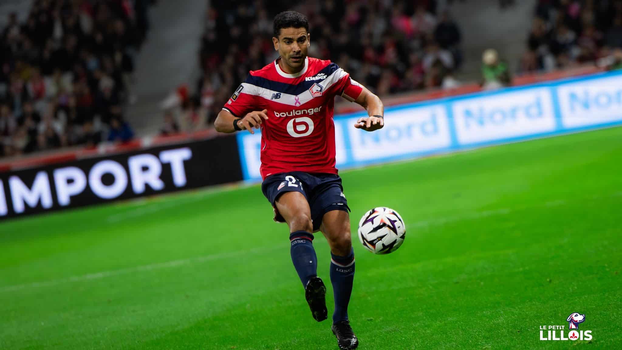 Benjamin Andr&eacute;, milieu de terrain et capitaine du LOSC.