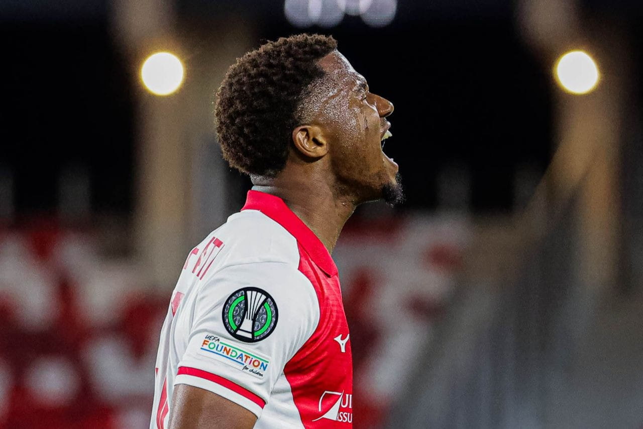 Ansu Fati, ailier de l'AS Monaco sorti sur blessure face au LOSC.