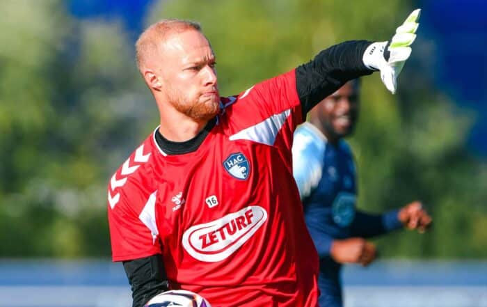 Arnaud Bodart, gardien du Havre AC et ancien du LOSC.