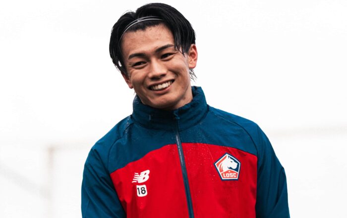 Ayase Ueda, international japonais et attaquant du LOSC.