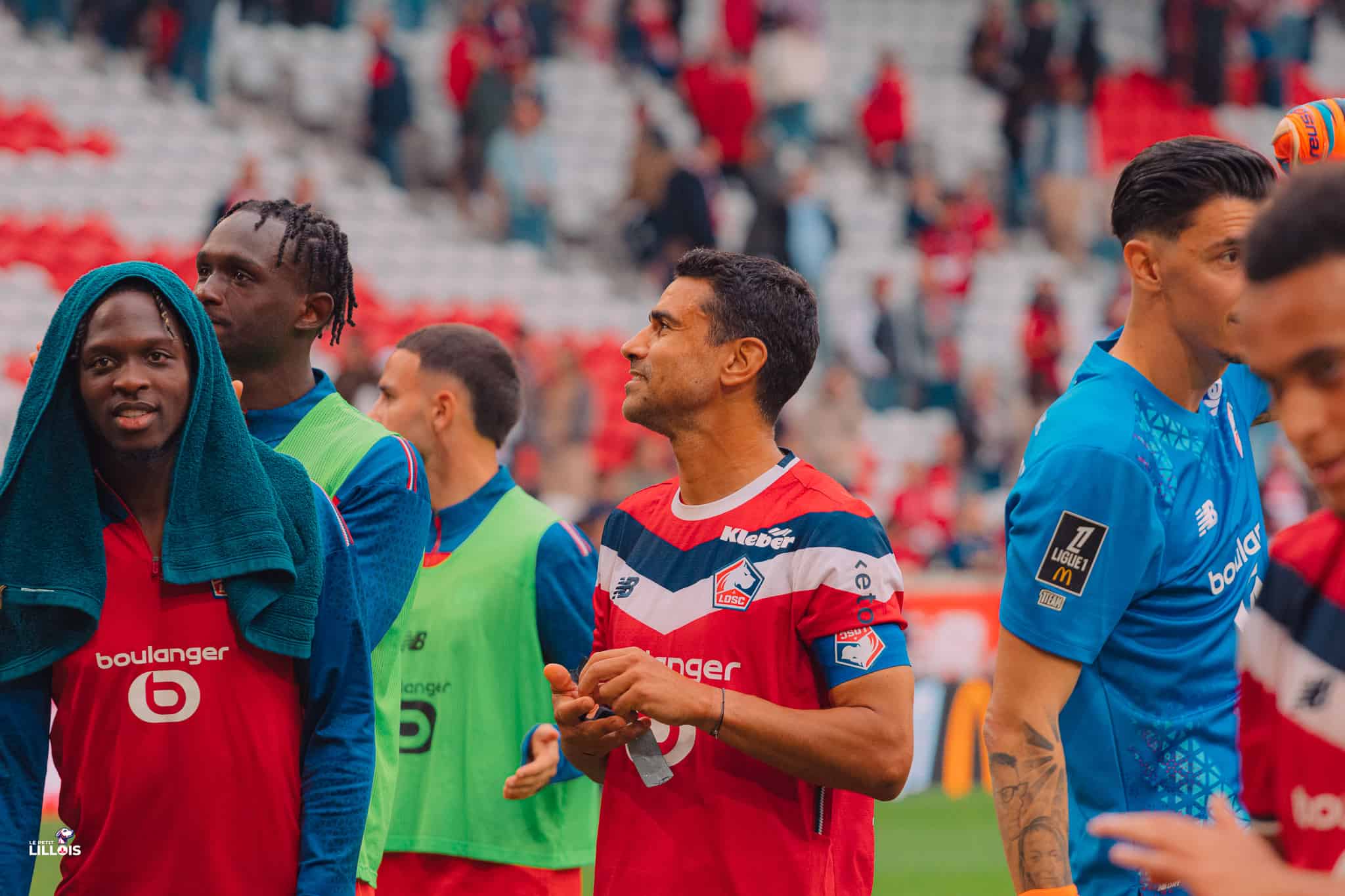 Benjamin Andr&eacute;, milieu de terrain et capitaine du LOSC.