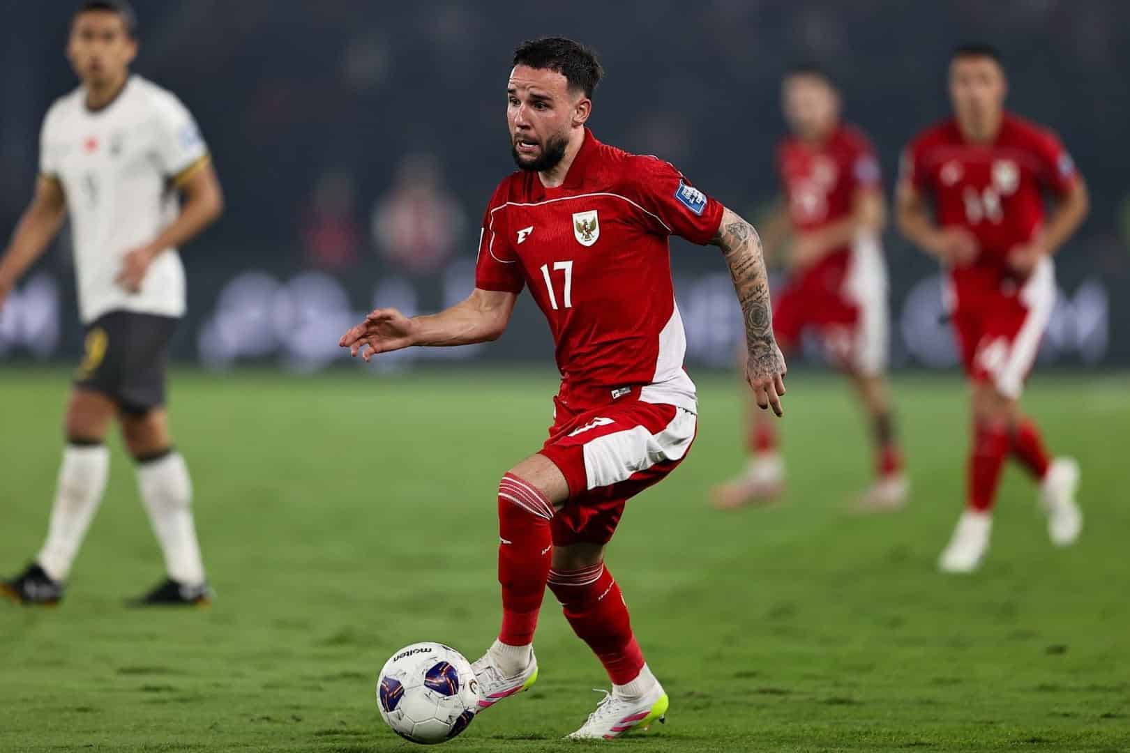 Calvin Verdonk, lat&eacute;ral du LOSC et international indon&eacute;sien.