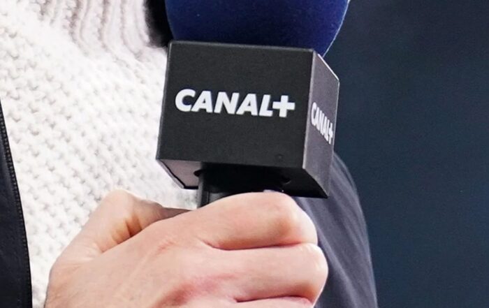 Le logo de Canal+, chaîne cryptée.