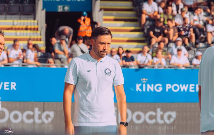 Davide Ancelotti, entra&icirc;neur du LOSC.