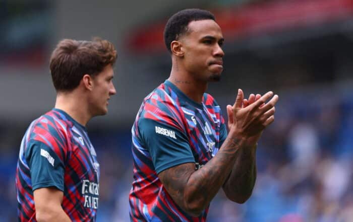 Gabriel, ancien du LOSC et d&eacute;fenseur d'Arsenal.
