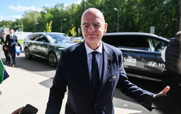 Gianni Infantino, pr&eacute;sident de la FIFA.