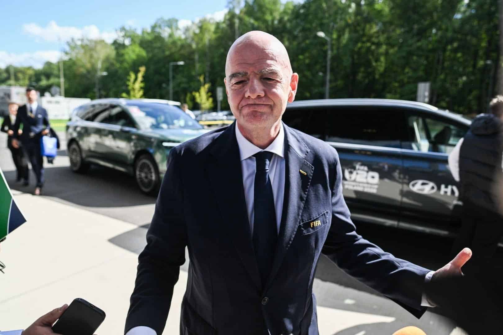 Gianni Infantino, pr&eacute;sident de la FIFA.