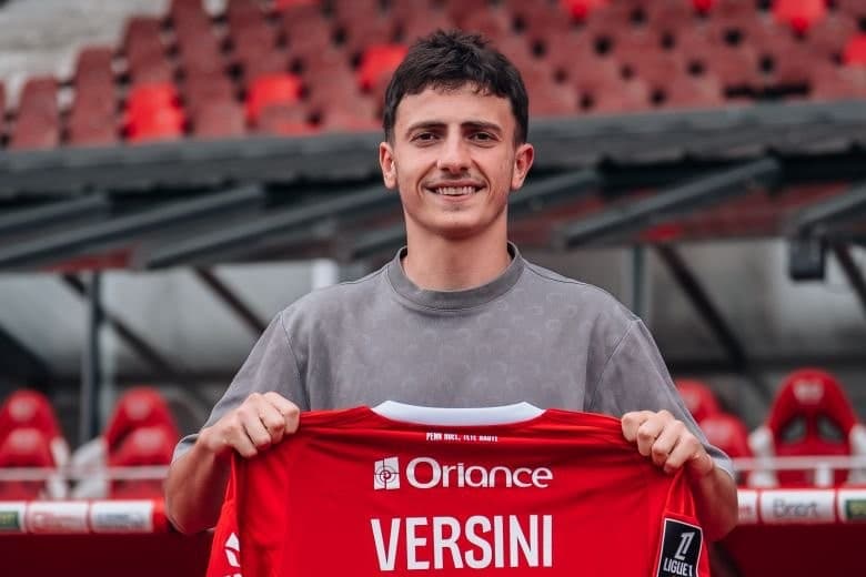 Giovani Versini, joueur du Stade Brestois.