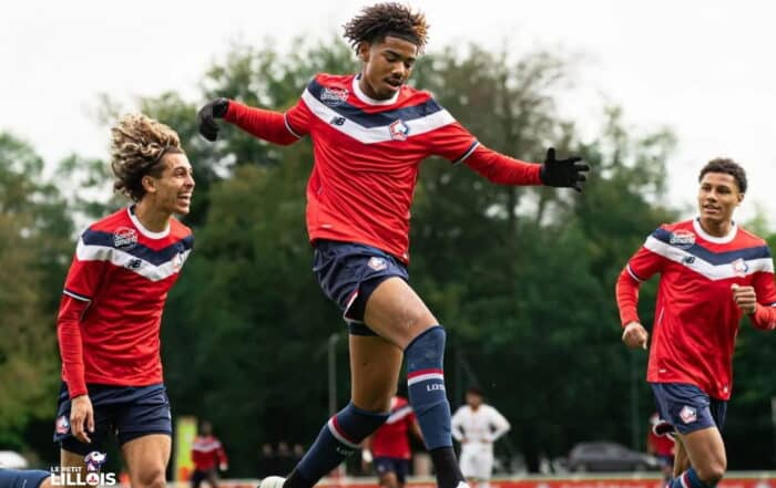 Isma&euml;l Camara, joueur du LOSC en Youth League.