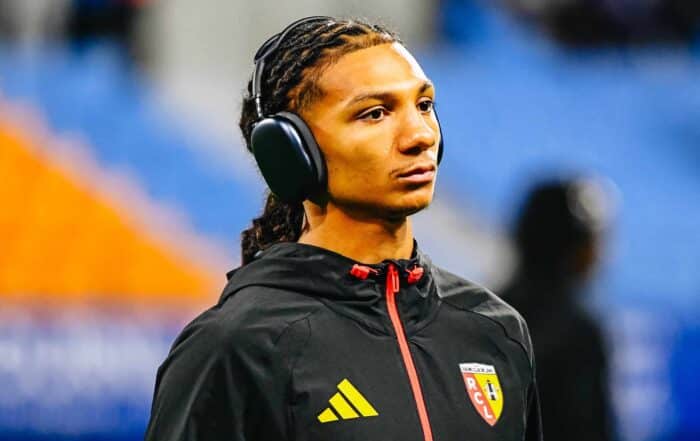 Ismael Ganiou, d&eacute;fenseur du RC Lens.