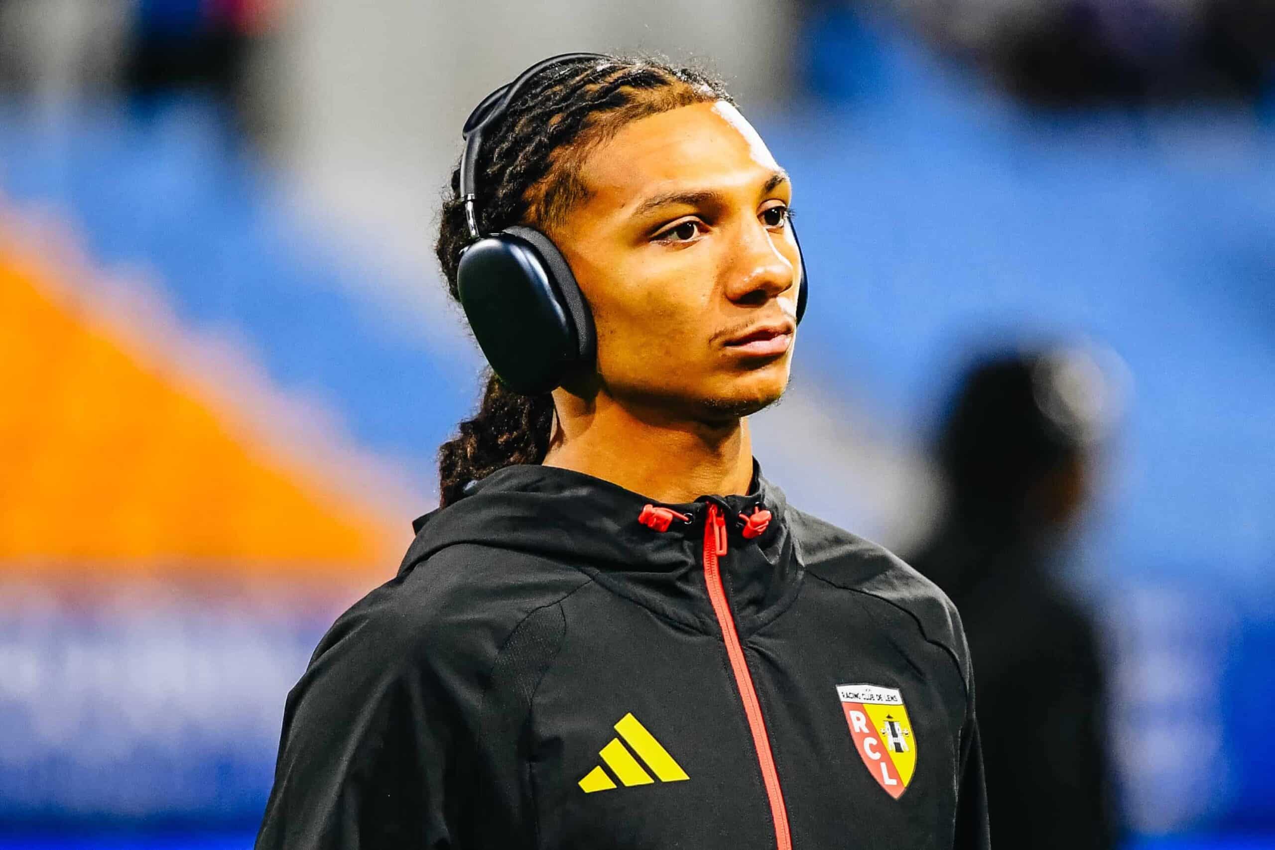 Ismael Ganiou, d&eacute;fenseur du RC Lens.