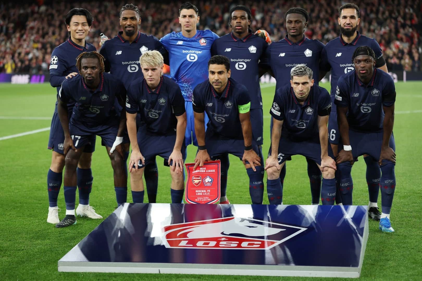 Les Lillois prennent la pose avant Arsenal - LOSC.