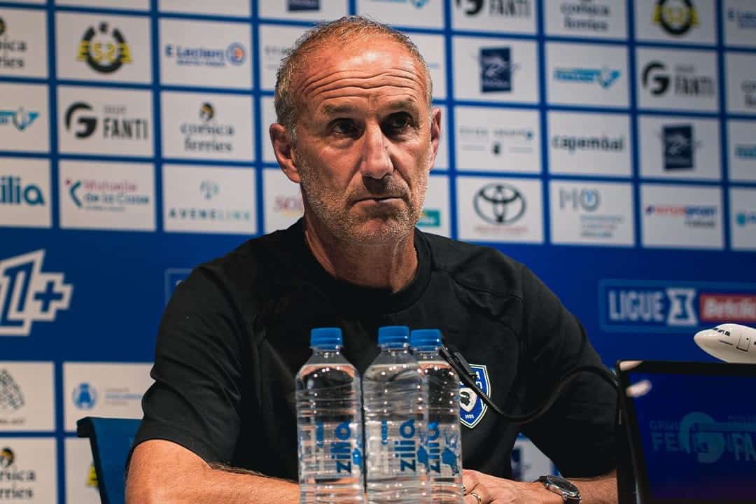 Laurent Peyrelade, ancien du LOSC et entra&icirc;neur du SC Bastia.