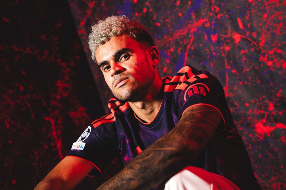 Luis Diaz, ailier colombien du Bayern Munich.