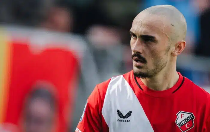 Marius Broholm, ailier du LOSC pr&ecirc;t&eacute; au FC Utrecht aux Pays-Bas.