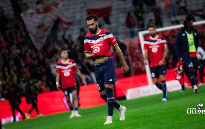 Nabil Bentaleb &agrave; l'issue de LOSC - Stade Brestois 29.
