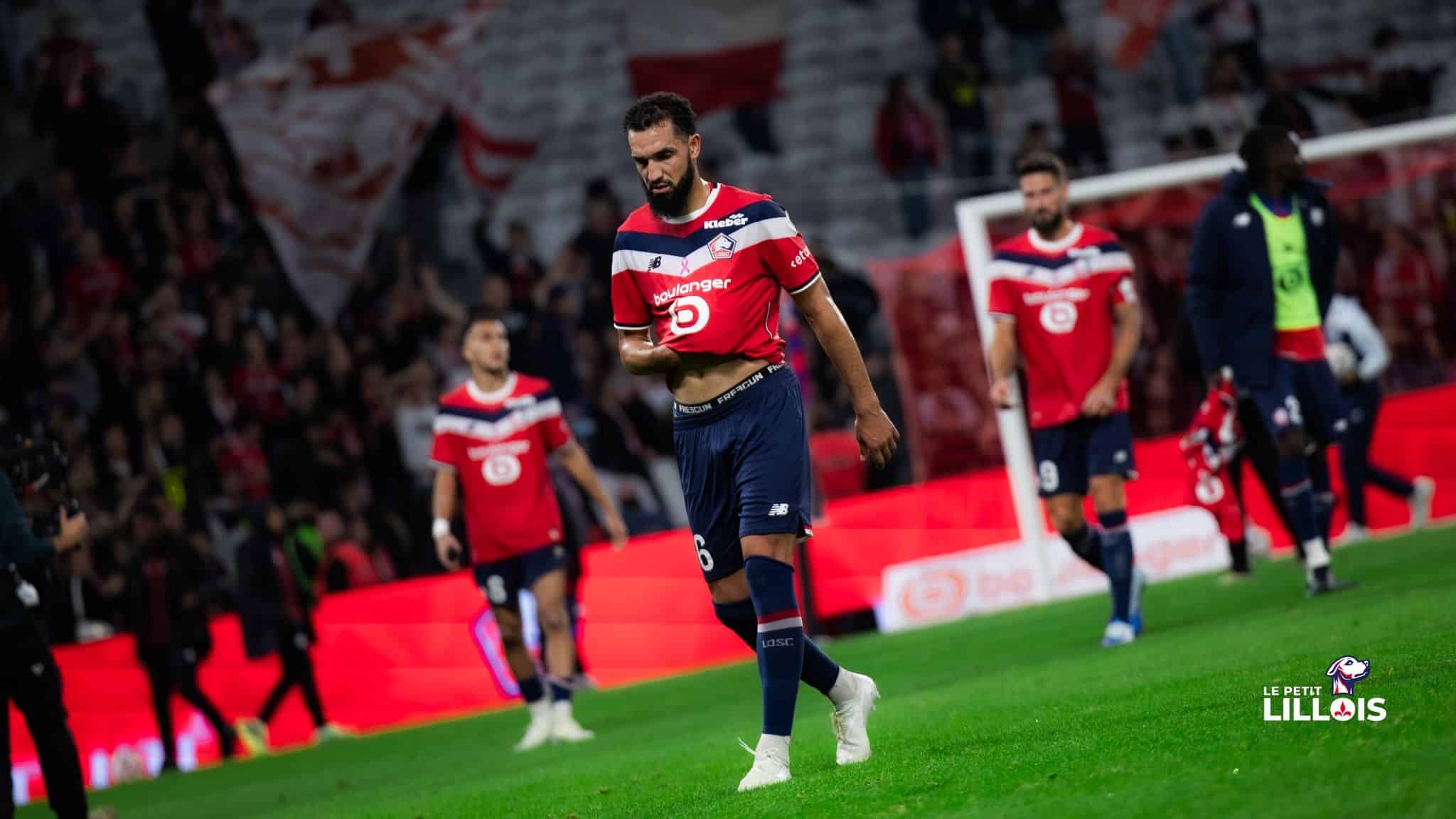 Nabil Bentaleb &agrave; l'issue de LOSC - Stade Brestois 29.
