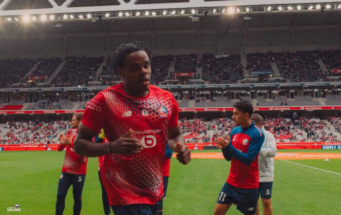 Nathan Ngoy, défenseur central du LOSC.