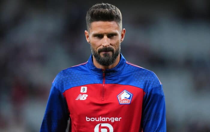 Olivier Giroud, attaquant du LOSC.