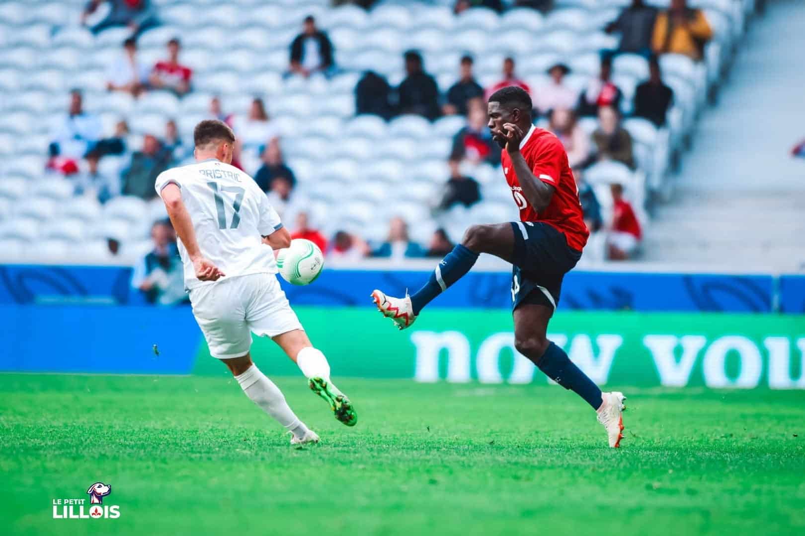 Samuel Umtiti, ancien d&eacute;fenseur central du LOSC.