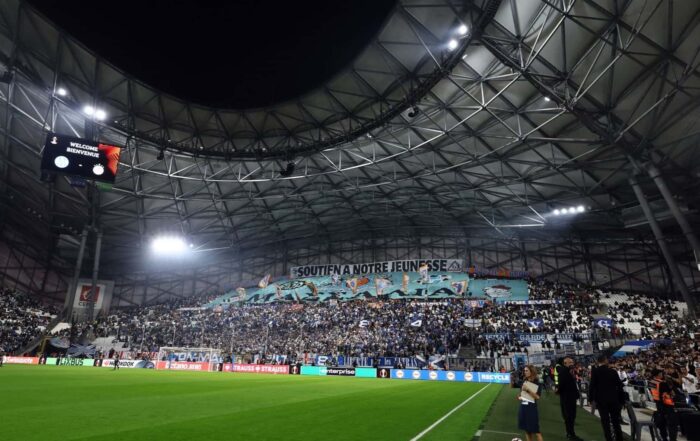Stade V&eacute;lodrome, enceinte de l'Olympique de Marseille.