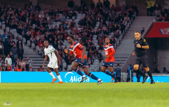 Tanguy Nianzou, défenseur central du LOSC.