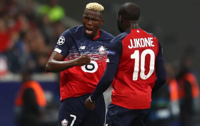 Victor Osimhen, ancien attaquant du LOSC.